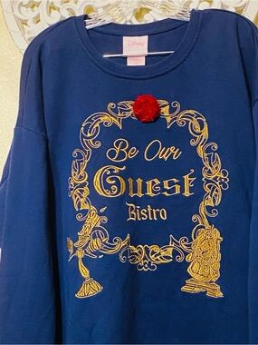 Disney BEAUTY AND THE BEAST sweatshirt.